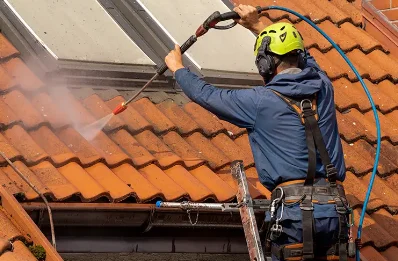 Démoussage et hydrofuge de toiture à Bedenac